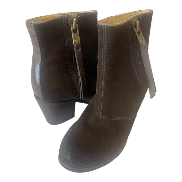 Bussola Women’s Brown Suede Smog Joust Ankle Booties size 6 M - Picture 8 of 11
